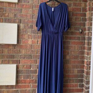 Blue Maxi Dress - Large